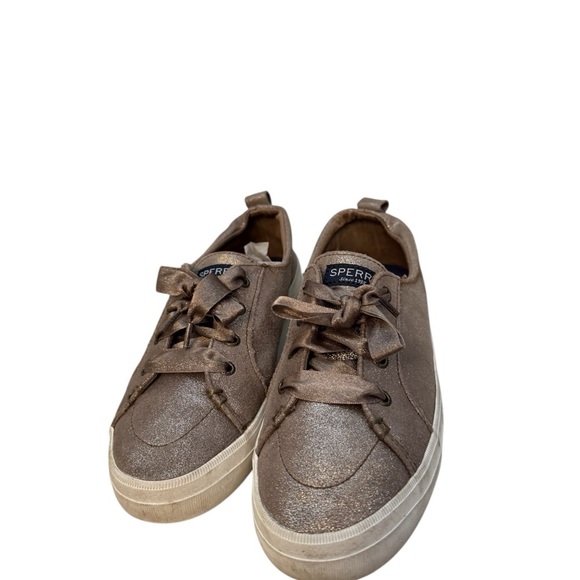 Sperry Sparkling Bronze Brown Sneakers Casual Comfort - Picture 5 of 9